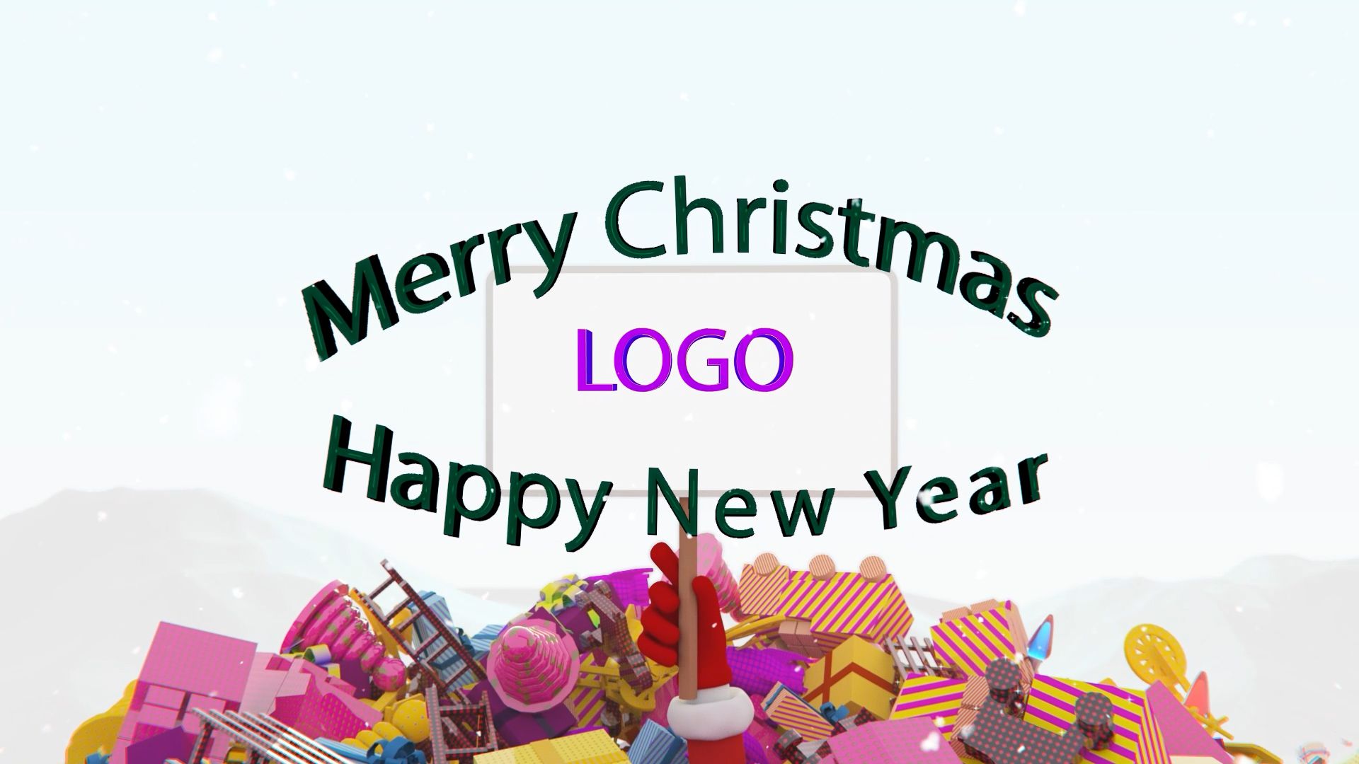 Preview of Christmas Tree Made of Gifts